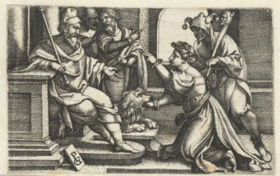 Femme déclarant son innocence sous serment - Georg Pencz