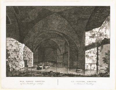 La Grande Grotte au château de Heidelberg - Georg Primavesi, after Peter Speeth