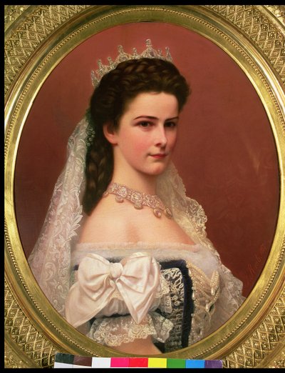 Impératrice Élisabeth de Bavière (1837-98) en costume hongrois, 1867 - Georg Raab