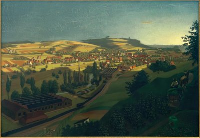 G. Scholz, Vue de Grötzingen - Georg Scholz