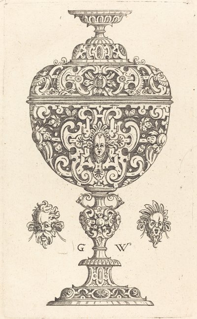 Gobelet décoré d