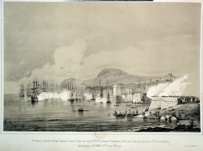 La bataille de Sinop le 30 novembre 1853 - Georg Wilhelm Timm