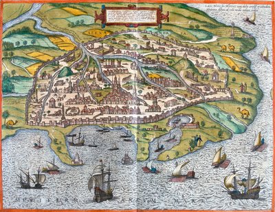Alexandrie, Égypte - Georg and Hogenberg Franz (1535 90) Braun