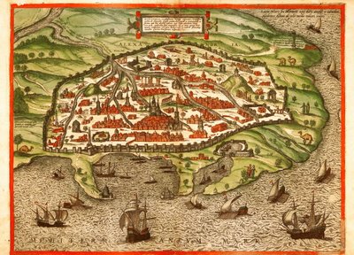 Alexandrie, Égypte - Georg and Hogenberg Franz (1535 90) Braun