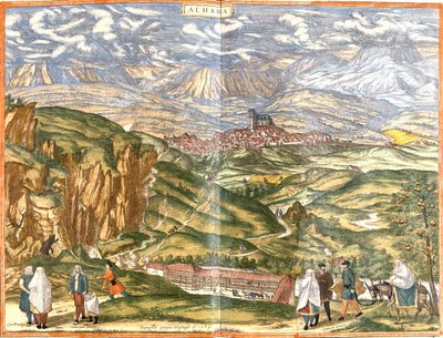 Alhama de Granada, Espagne - Georg and Hogenberg Franz (1535 90) Braun