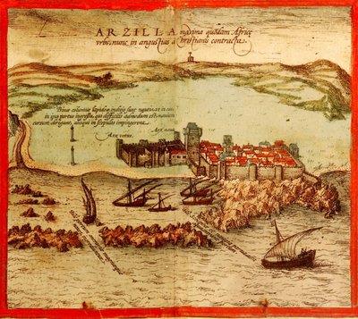Asilah, Maroc - Georg and Hogenberg Franz (1535 90) Braun