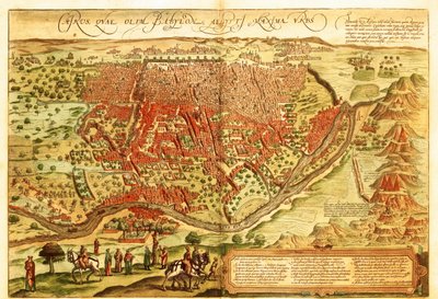 Le Caire, Égypte - Georg and Hogenberg Franz (1535 90) Braun