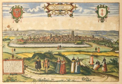 Gdansk du Civitates Orbis Terrarum par Georg Braun - Georg Braun and Hogenberg Franz