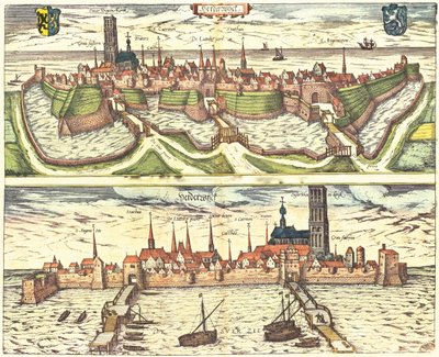 Harderwijk, Pays-Bas, Hollande - Georg and Hogenberg Franz (1535 90) Braun