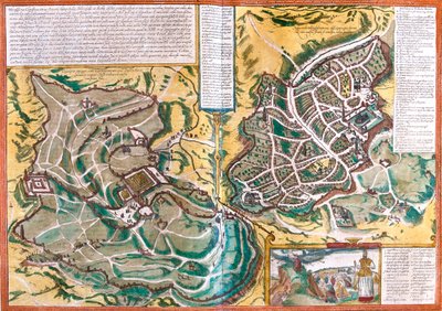 Jérusalem, Israël - Georg and Hogenberg Franz (1535-90) Braun