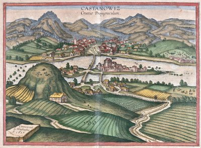 Kostajnica, Croatie - Georg Braun and Hogenberg Franz
