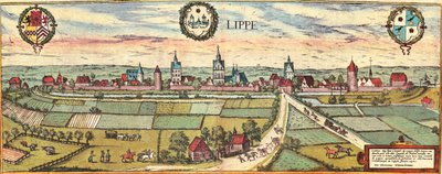 Lippe, Allemagne - Georg and Hogenberg Franz (1535 90) Braun