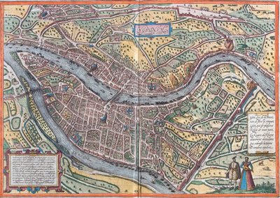 Lyon, France - Georg and Hogenberg Franz (1535 90) Braun