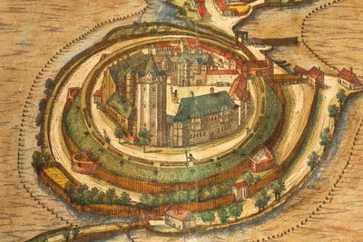 Carte de Ratzeburg de Civitates Orbis Terrarum par Georg Braun - Georg Braun and Hogenberg Franz