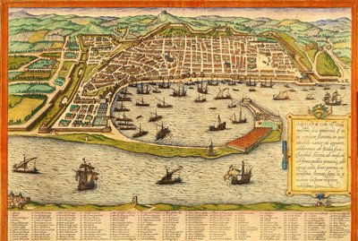 Messine, Italie - Georg and Hogenberg Franz (1535 90) Braun