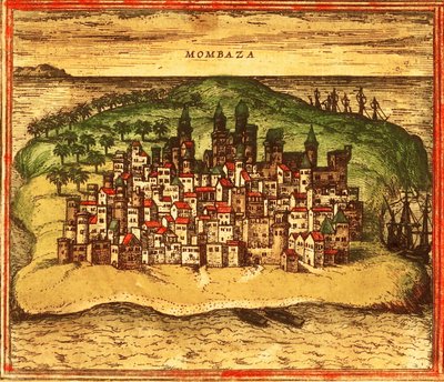 Mombasa, Kenya, Afrique - Georg and Hogenberg Franz (1535 90) Braun