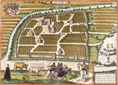 Moscou, Russie - Georg and Hogenberg Franz (1535 90) Braun