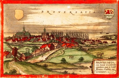 Pays-Bas, Zeeland, Brouvershaven - Georg and Hogenberg Franz (1535 90) Braun