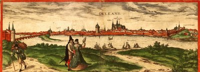 Orléans, France - Georg and Hogenberg Franz (1535 90) Braun