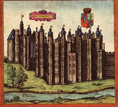 Richmond, Angleterre - Georg and Hogenberg Franz (1535 90) Braun