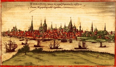 Rostock, Allemagne - Georg and Hogenberg Franz (1535 90) Braun