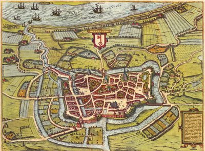 Stade, Hambourg, Allemagne - Georg and Hogenberg Franz (1535 90) Braun