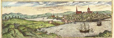 Stockholm, Suède - Georg and Hogenberg Franz (1535 90) Braun