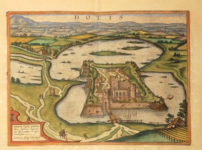 Tata, Dotis du Civitates Orbis Terrarum par Georg Braun - Georg Braun and Hogenberg Franz