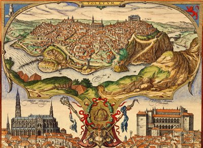 Tolède, Espagne - Georg and Hogenberg Franz (1535 90) Braun