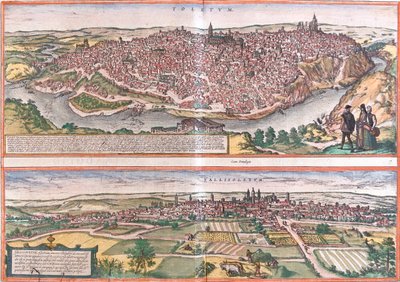 Tolède, Valladolid, Espagne - Georg and Hogenberg Franz (1535 90) Braun