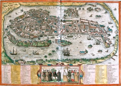 Venise, Italie - Georg and Hogenberg Franz (1535 90) Braun