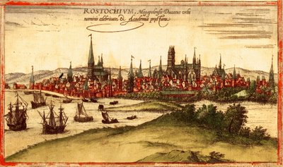Wismar, Allemagne - Georg and Hogenberg Franz (1535 90) Braun