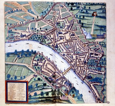 Bâle (Suisse), vue d
