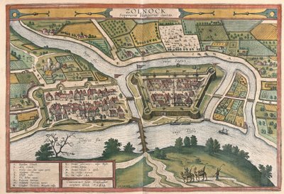 Szolnok, Hongrie - Georg Braun and Hogenberg Franz