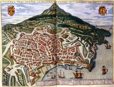 Vue de Catane et de l