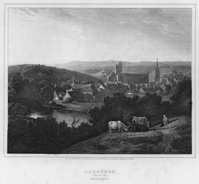 Jedburgh, Vue Générale, Roxburghshire - George (after) Arnald