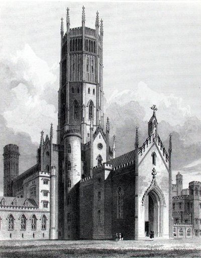 Abbaye de Fonthill depuis le nord-ouest, 