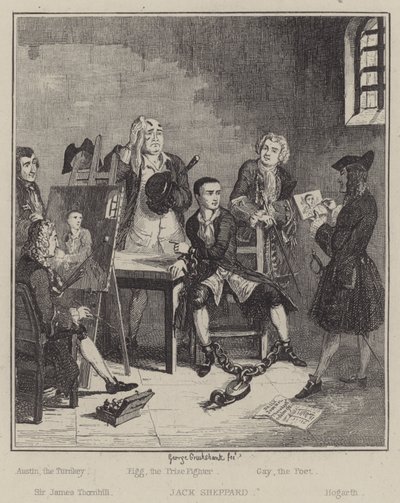 Illustration pour Jack Sheppard - George (after) Cruikshank