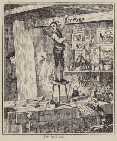 Illustration pour Jack Sheppard - George (after) Cruikshank