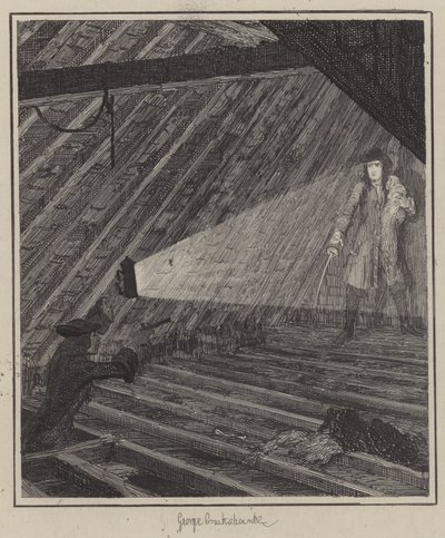 Illustration pour Jack Sheppard (gravure) - George (after) Cruikshank
