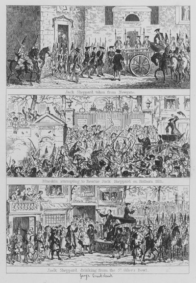 Illustration pour Jack Sheppard - George (after) Cruikshank