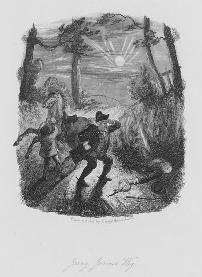 La perruque de Jerry Jarvis - George (after) Cruikshank