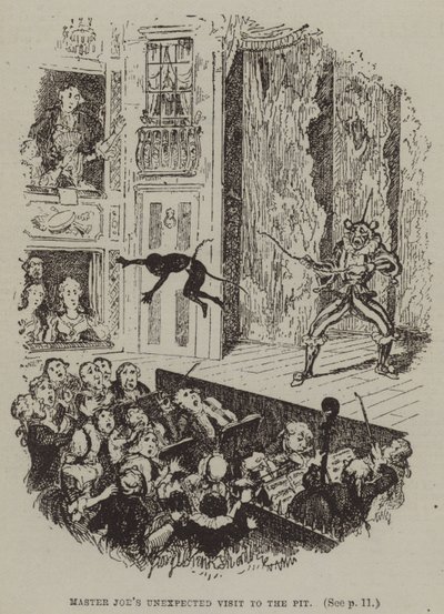 La visite inattendue du maître Joe à la fosse (gravure) - George (after) Cruikshank