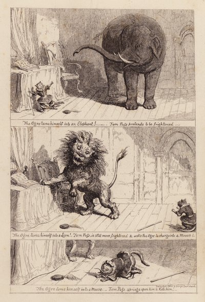 Le Chat Botté (gravure) - George (after) Cruikshank