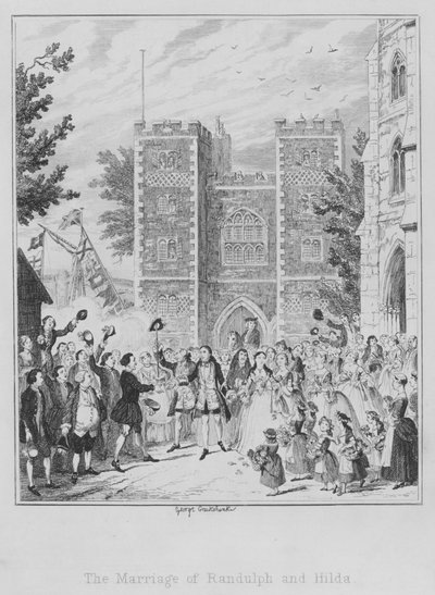 Le mariage de Randulph et Hilda - George (after) Cruikshank