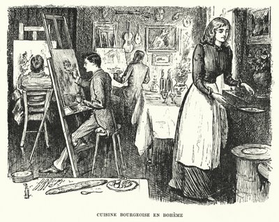 Illustration pour Trilby de George du Maurier - George (after) Du Maurier