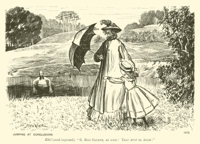 Sauter aux conclusions - George (after) Du Maurier