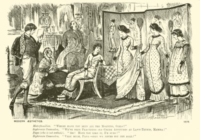 Esthétique moderne (gravure) - George (after) Du Maurier