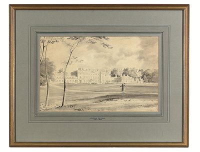 Carton House, Co. Kildare, siège du Duc de Leinster - George (after) Petrie