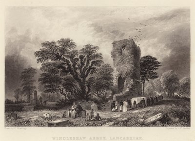 Abbaye de Windleshaw, Lancashire - George (after) Pickering